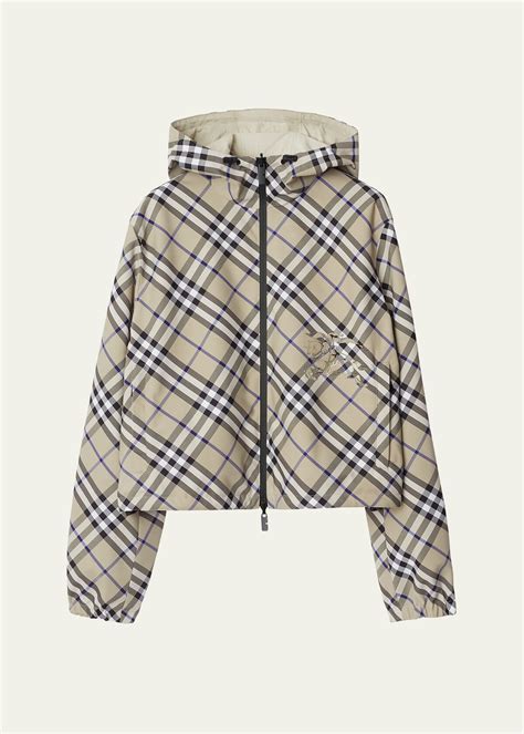 veste burberry homme reversible|Reversible Check Jacket in Lichen .